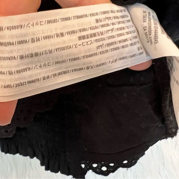 Abercrombie & Fitch embroidered lace trim boho blouse - Picture 6 of 6